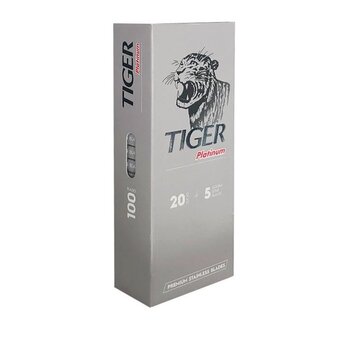 Tiger Platinum 100 double edge razor blades