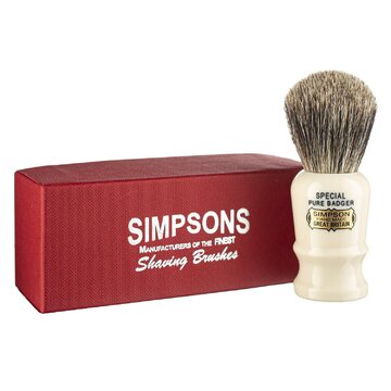 Simpsons Shaving Brush &quot;Special S1&quot; Pure Badger