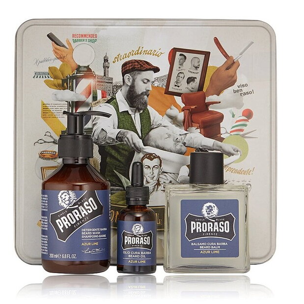 Set za nego brade Proraso Azur Lime