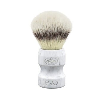 Omega shaving brush evo 2.0 marble il duca  E1858