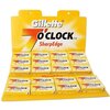 Gillette 7 O clock Yellow 100 double edge razor blades