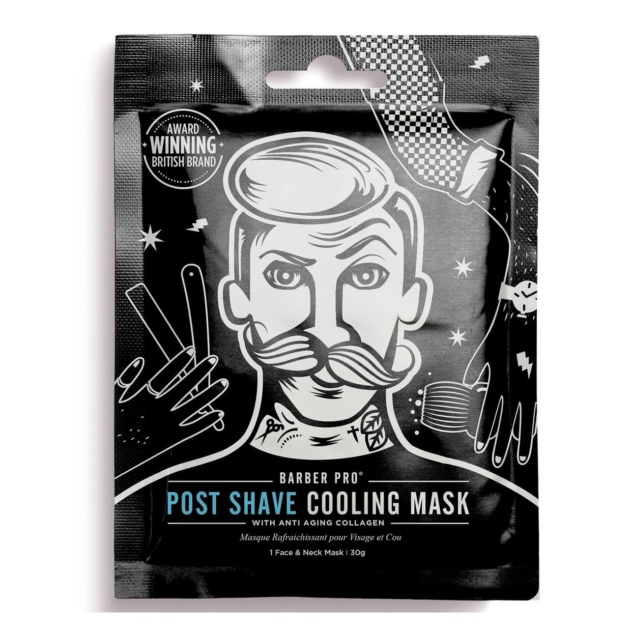 Barber Pro Post Shave Cooling Mask 30gr 