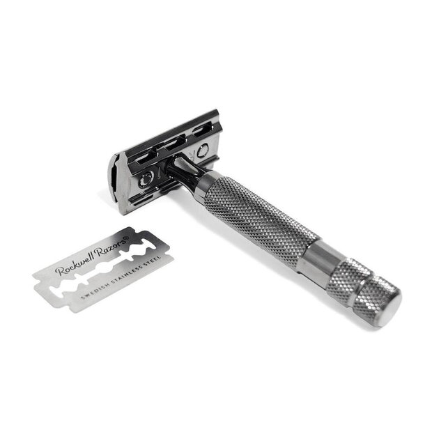 Varnostni brivnik Rockwell 2C Gunmetal