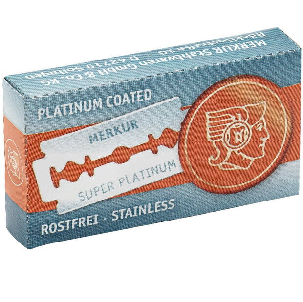 10 Double Edge Blade Merkur Platinum 