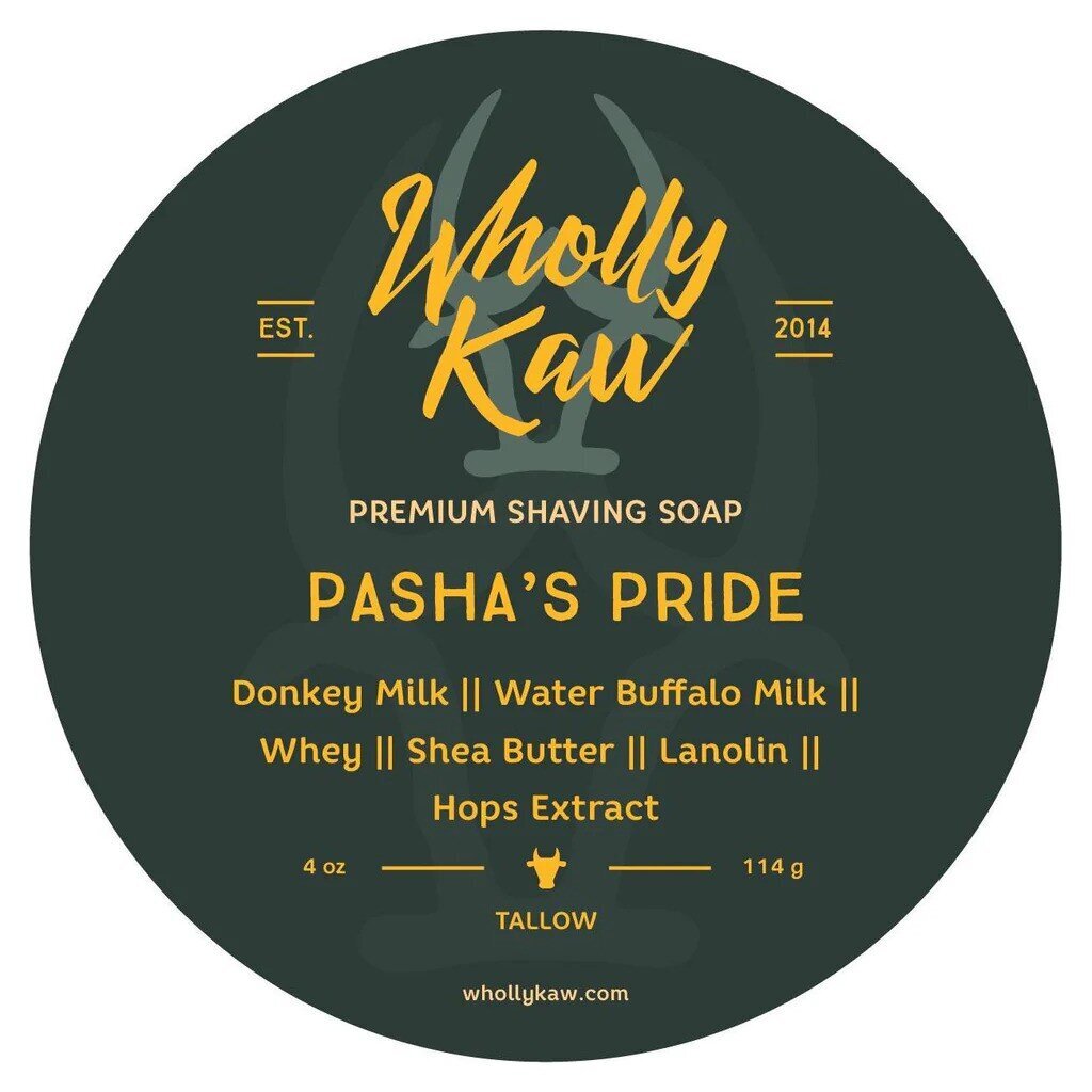 Wholly Kaw shaving soap Pasha’s Pride 114gr 