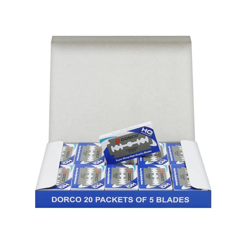 100 double edge razor blades Dorco ST300 