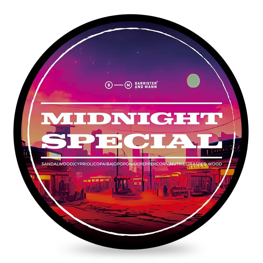 Barrister and Mann shaving soap Midnight Special 118ml 