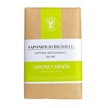 Saponificio Bignoli hand and body soap Lemon and Mint 150g