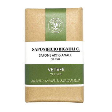 Saponificio Bignoli hand and body soap Vetiver 150g