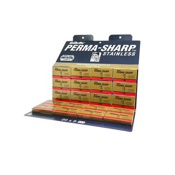 Perma-Sharp 100 double edge razor blades