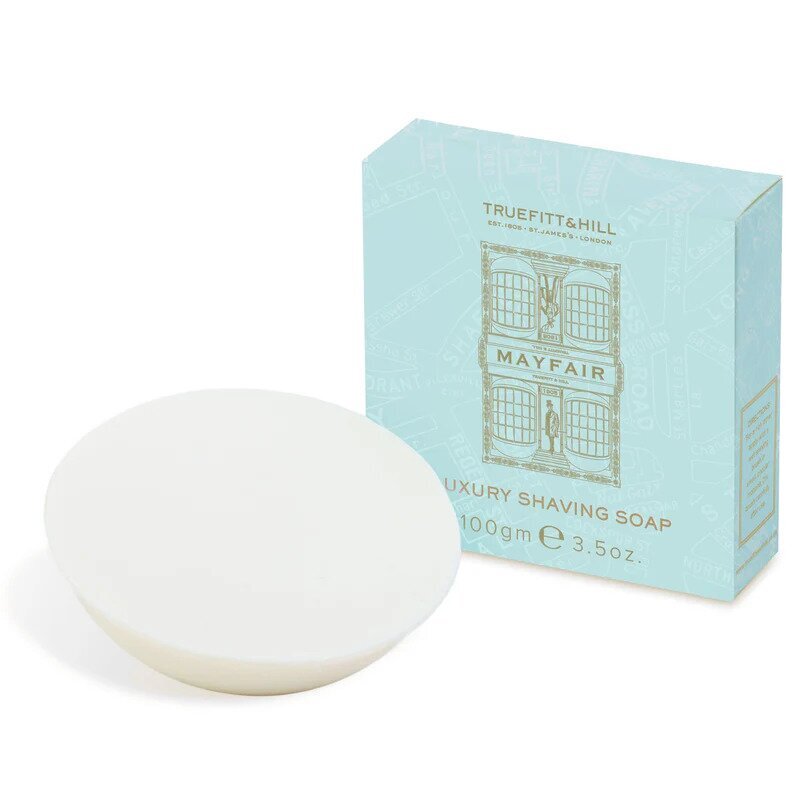 Mayfair Luxury Shaving Soap Refill for Wooden Bowl 
