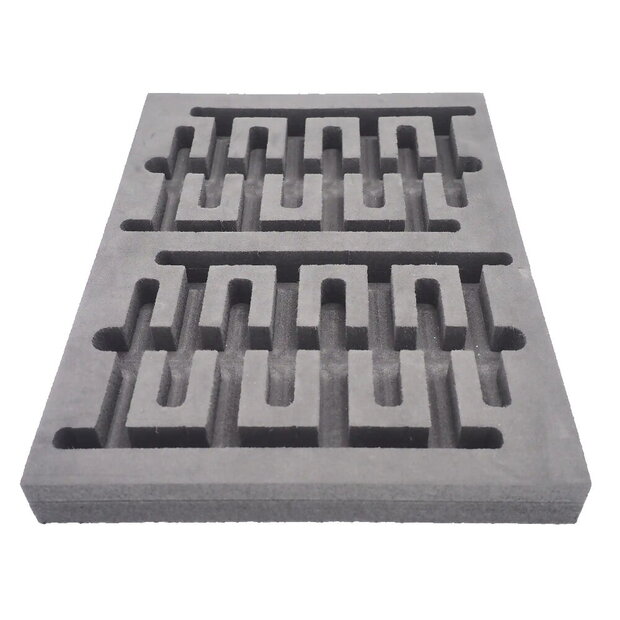 Merkur Schaumstoffeinlage für 16 Rasierer, Abmessung 365 x 260 x 33 mm 