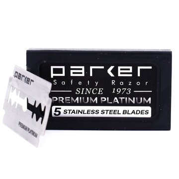 Parker Razor Blades Double Edge. 5 Blades