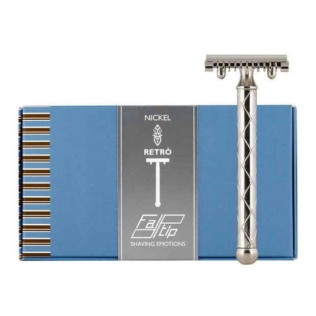 Fatip Double Edge Safety Razor Retro M/L Nichelato