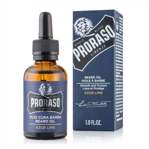 Olje za brado Proraso Azur Lime