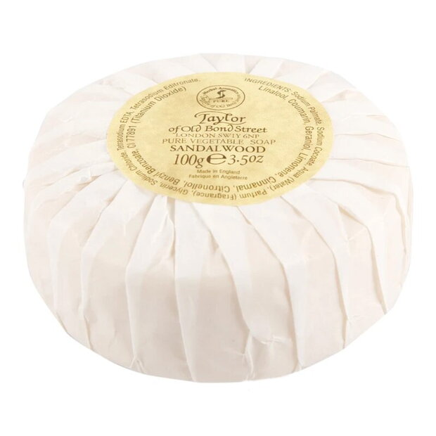 Milo za obraz, roke in telo Taylor of Old Bond Street, Sandalwood soap 100g