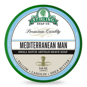 Stirling shaving soap Mediterranean Man 170ml