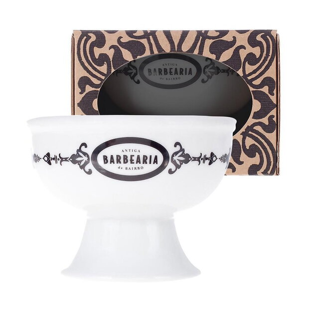 Antiga Barbearia de Bairro Porcelain Shaving Bowl