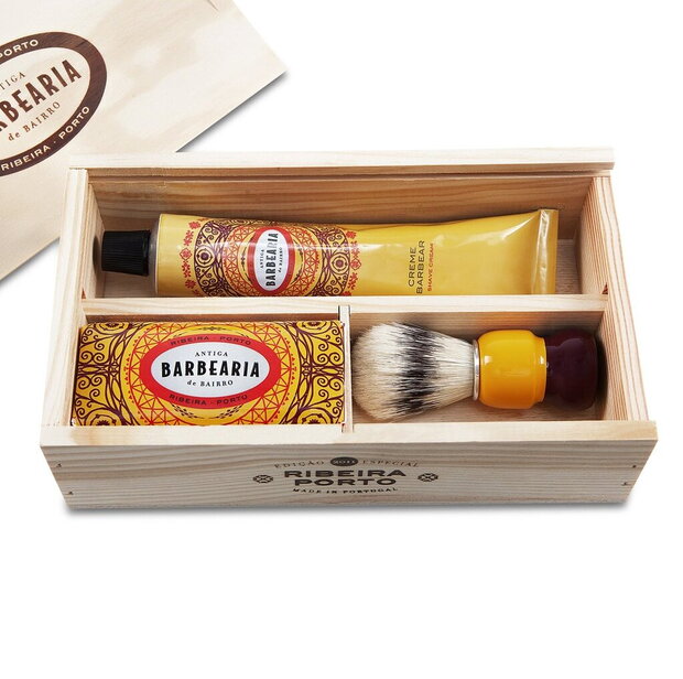 Darilni set za britje Antiga Barbearia de Bairro Ribeira do Porto