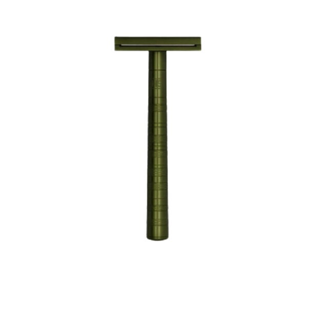 Henson Shaving Military Green Aluminum Mild Safety Razor 