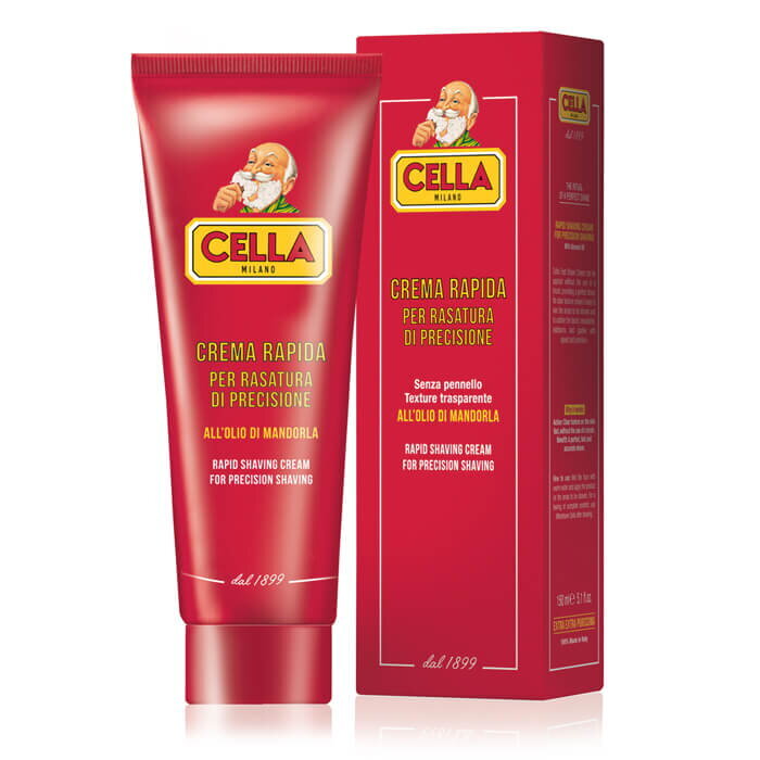 Cella Milano fast cream for precision shaving 150ml 