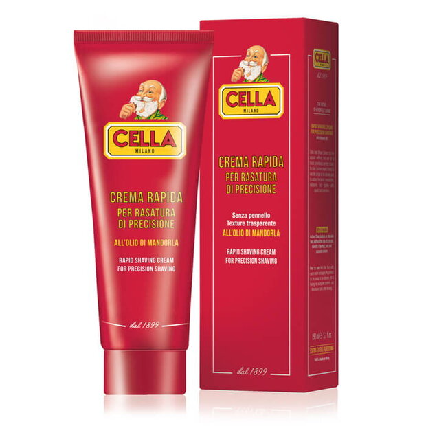 Cella Milano fast cream for precision shaving 150ml 
