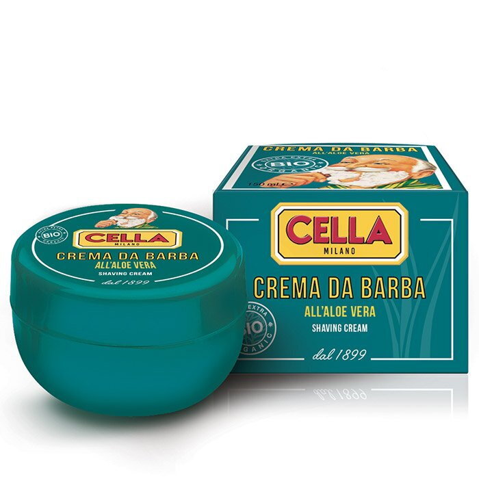 Cella Milano shaving cream organic with aloe vera 150ml 