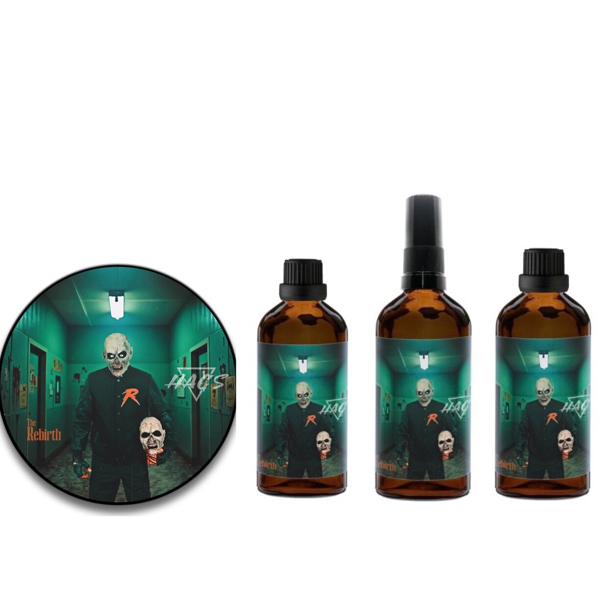 HAGS Limited Edition - shaving soap, witch hazel, AS lotion, balm 