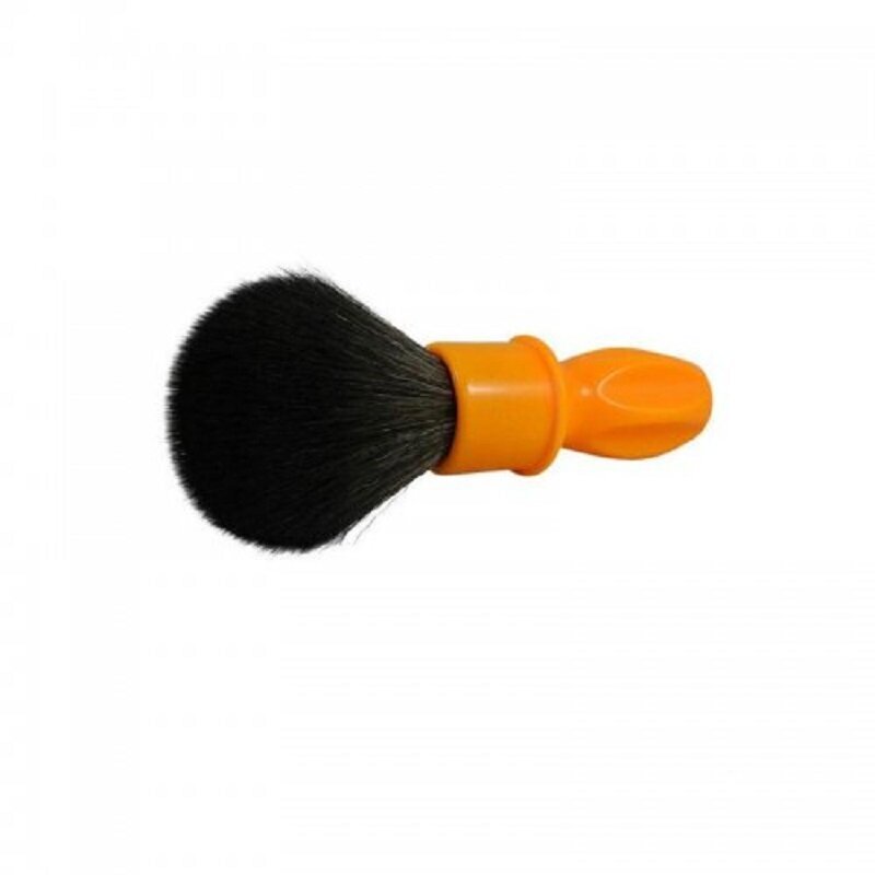 Razorock 400 Plissoft synthetic shaving brush orange. 24mm knot 