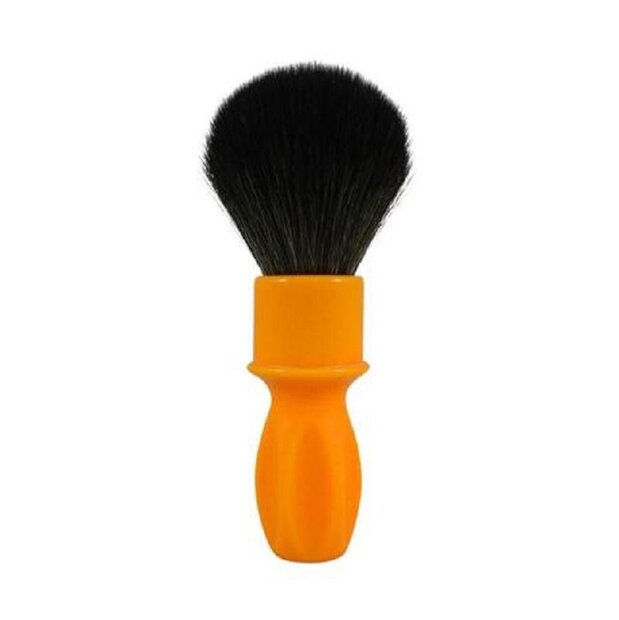 Razorock 400 Plissoft synthetic shaving brush orange. 24mm knot 