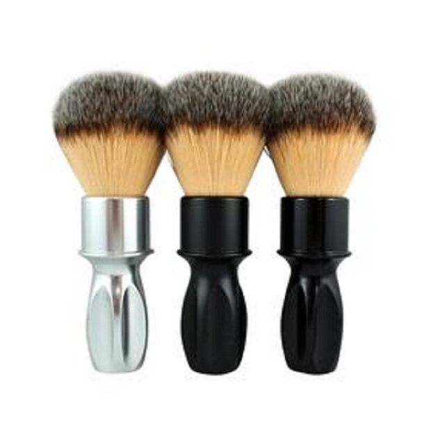 RazoRock 400 Matte Black Plissoft synthetic shaving brush. 24mm knot 