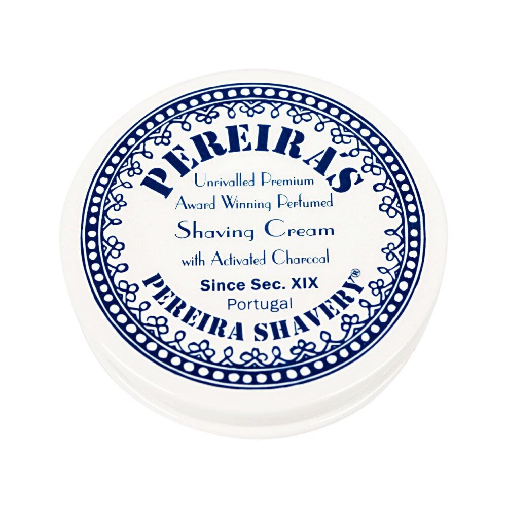 Pereira Shavery Activated Charcoal Shaving Soap 130g 