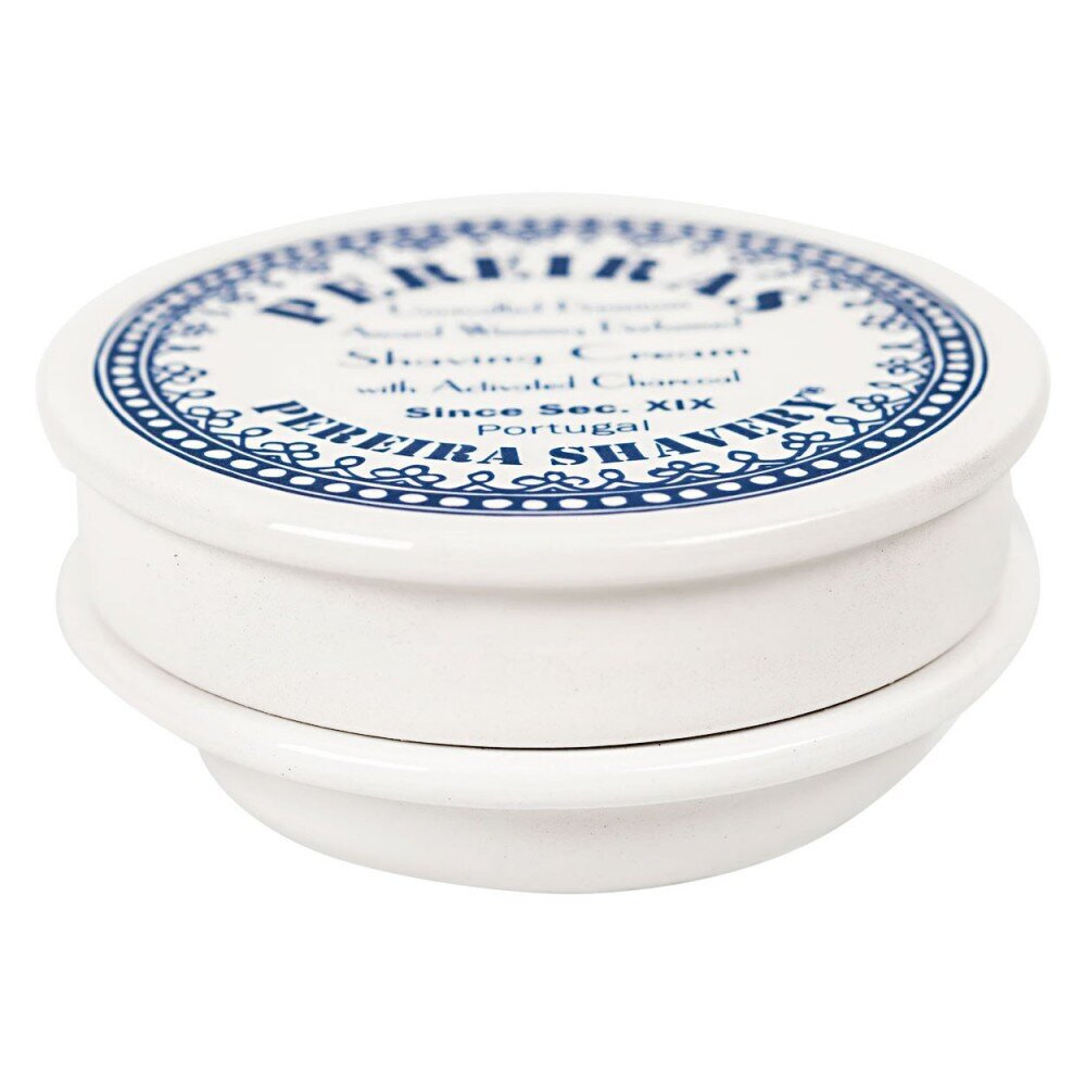 Pereira Shavery Activated Charcoal Shaving Soap 130g 