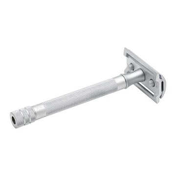 Merkur SAFETY RAZOR 22C SATIN−CHROME−PLATED, straight and open tooth comb