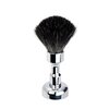 Merkur shaving brush synthetic Black Futur polished chrome 