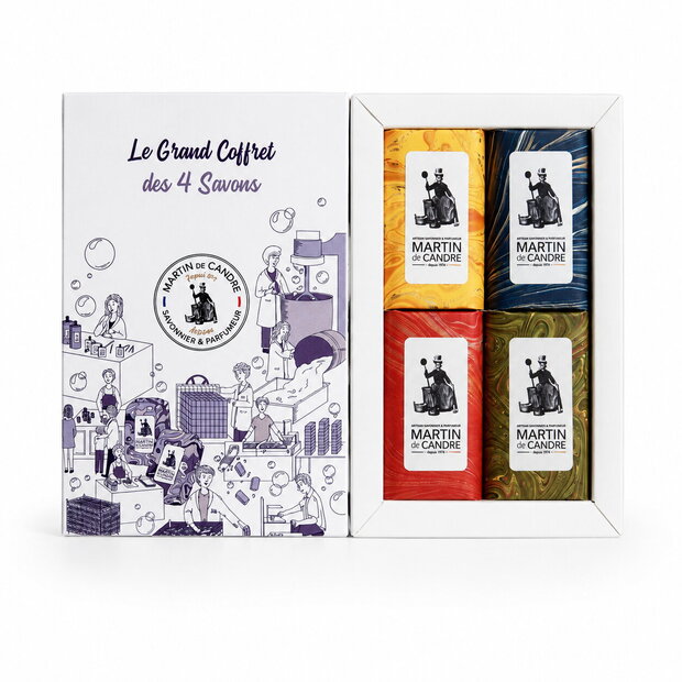Set mil Martin de Candre La Boîte 4 Savons