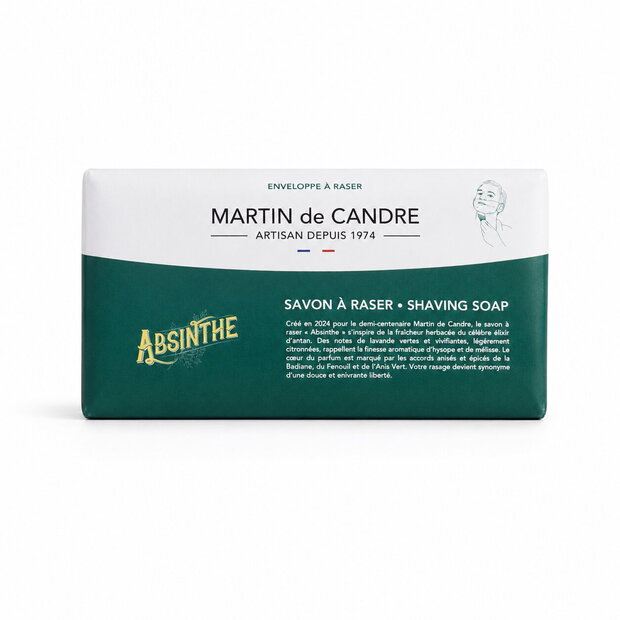 Ovojnica z milom za britje Martin de Candre Absinthe