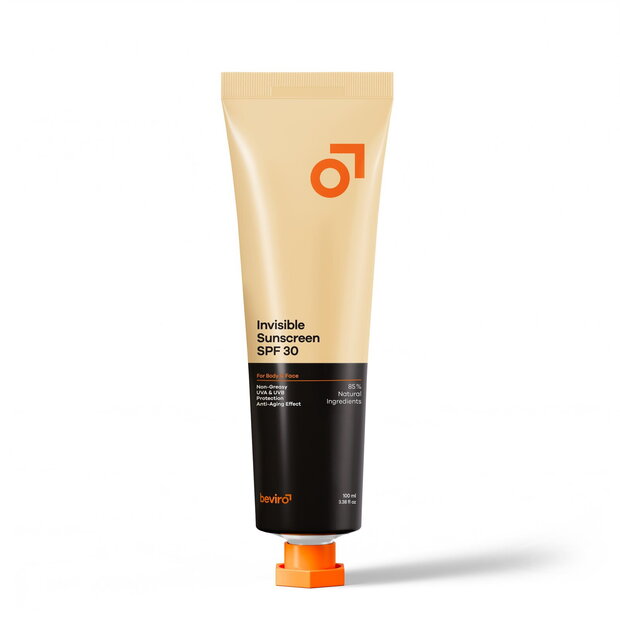 Krema za zaščito pred soncem Beviro Invisible Sunscreen SPF 30