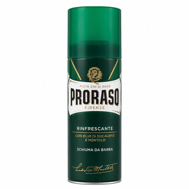Potovalna pena za britje Proraso Green