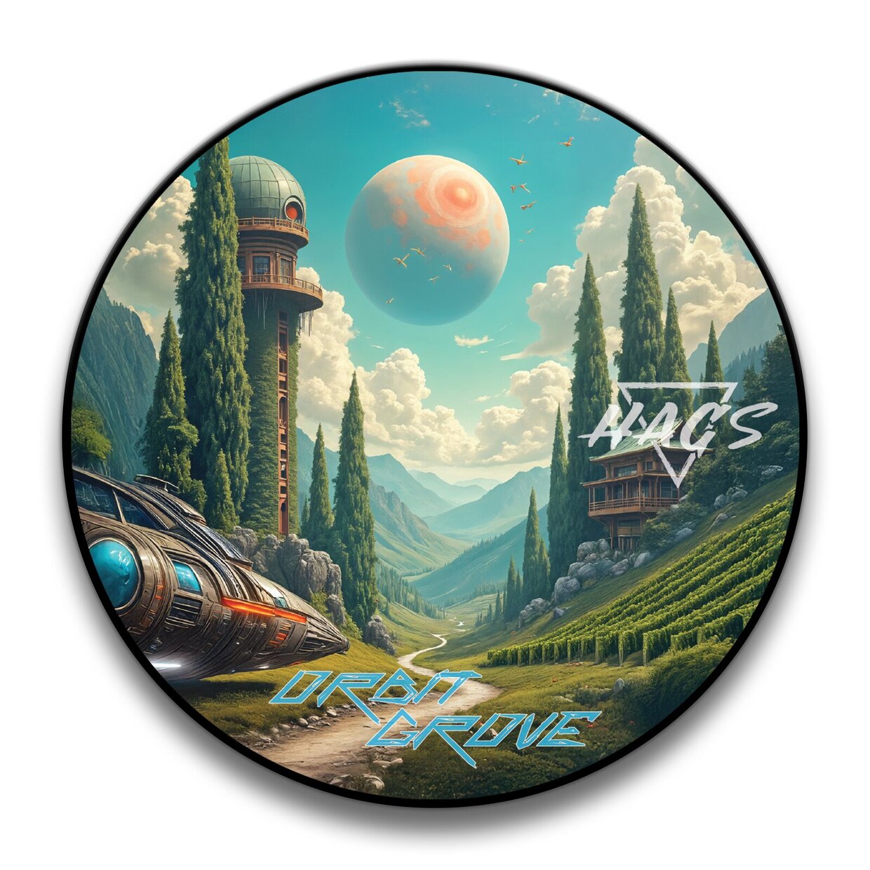 HAGS Orbit Grove - Shaving Soap - 114g 