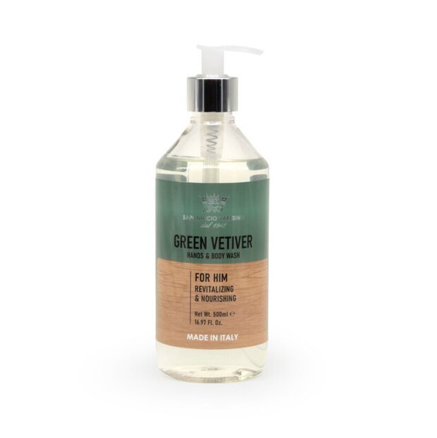 Milo za roke in telo Saponificio Varesino Green Vetiver