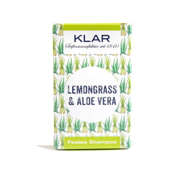Trdi šampon Klar Lemongrass & Aloe Vera