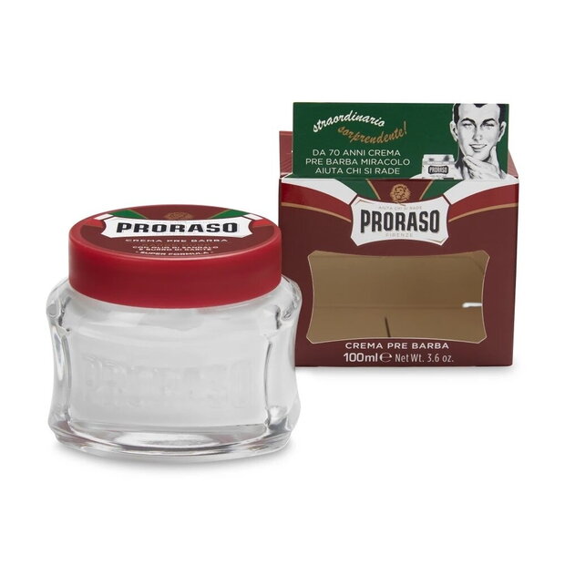 Krema pred britjem Proraso Red