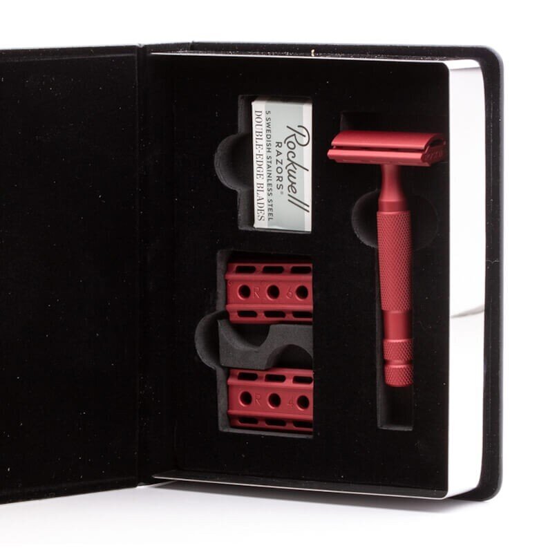 Rockwell Red 6S Safety Razor 