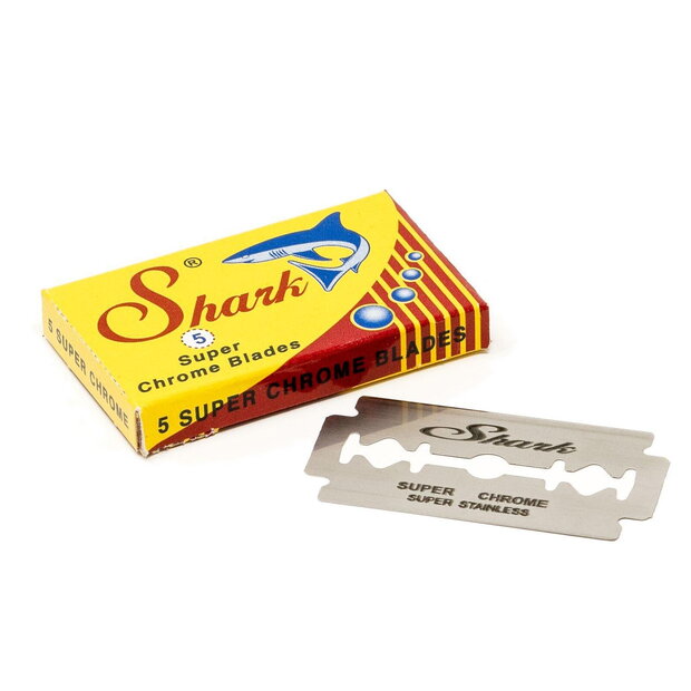 Shark Razor Blades Double Edge. Super Stainless. 100 Blades 
