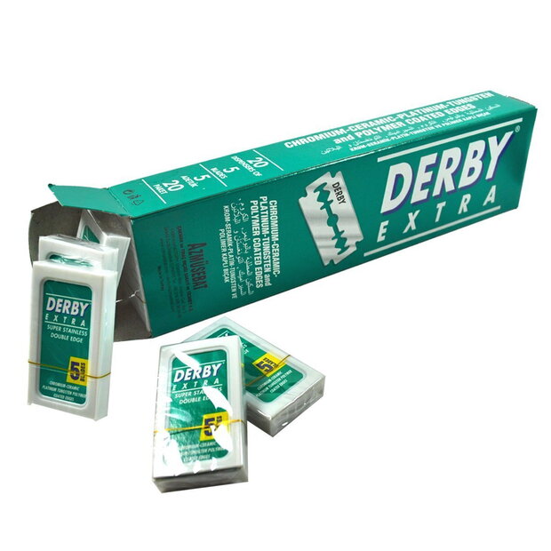 Derby Razor Blades Double Edge. Derby Extra 100 Blades