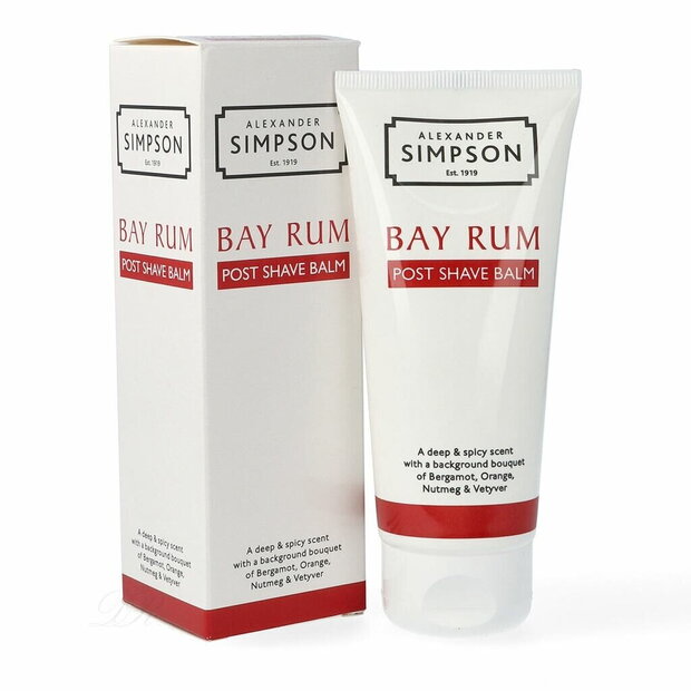 Balzam po britju Alexander Simpson Est. 1919 Bay Rum