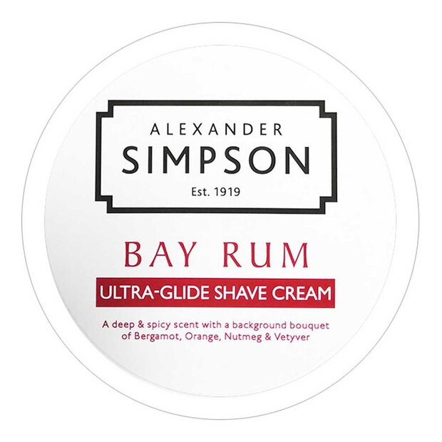 Krema za britje Alexander Simpson Est. 1919 Bay Rum