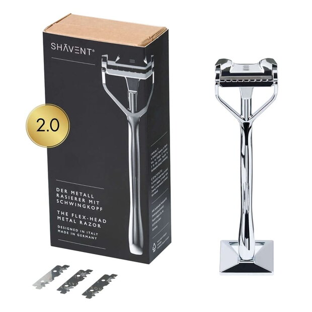 Varnostni brivnik Shavent Original 2.0 Magnetic Force chrome