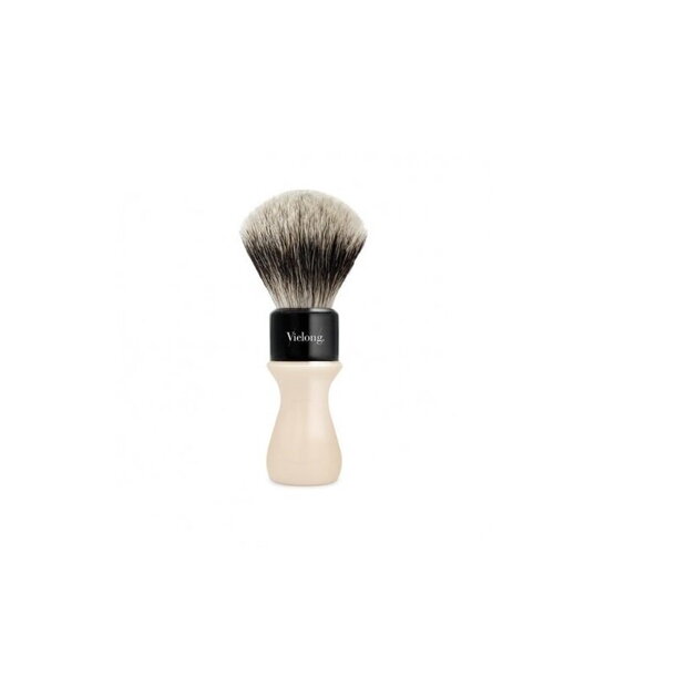 Vie-long American Barbera Brush Black Ivory Badger Two Bands 
